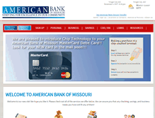 Tablet Screenshot of americanbankofmissouri.com